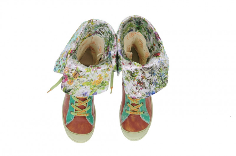 Eject Dass Stiefel braun grün 15433