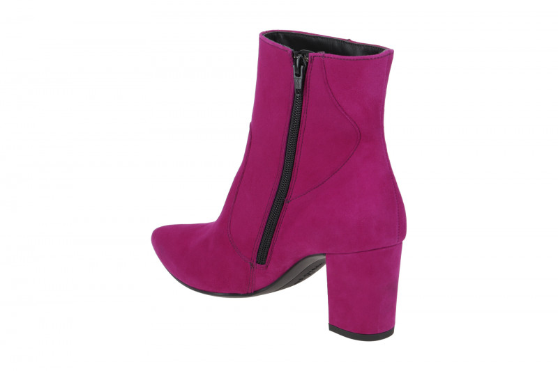 Paul Green 8050 Stiefelette Ankle Boots lila viola Samtvelour