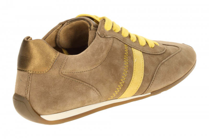 Gabor Schuhe braun flache Slim Retro-Sneakers 83.191.14