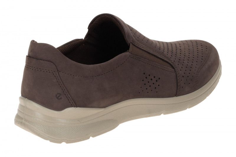 Ecco Irving Schuhe Slipper braun mocha gelocht