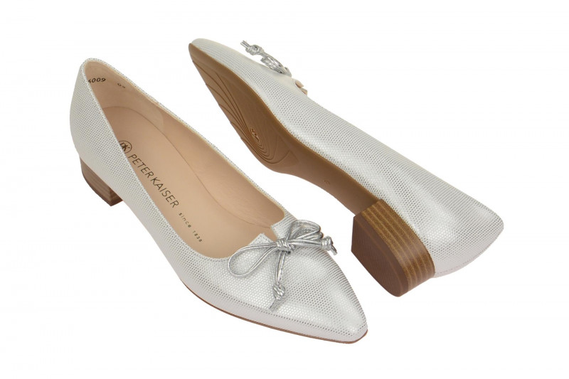 Peter Kaiser Lizzy Pumps weiß silber - 22707/569