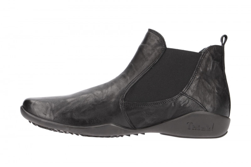 Think Stone Herren Chelsea Stiefelette schwarz