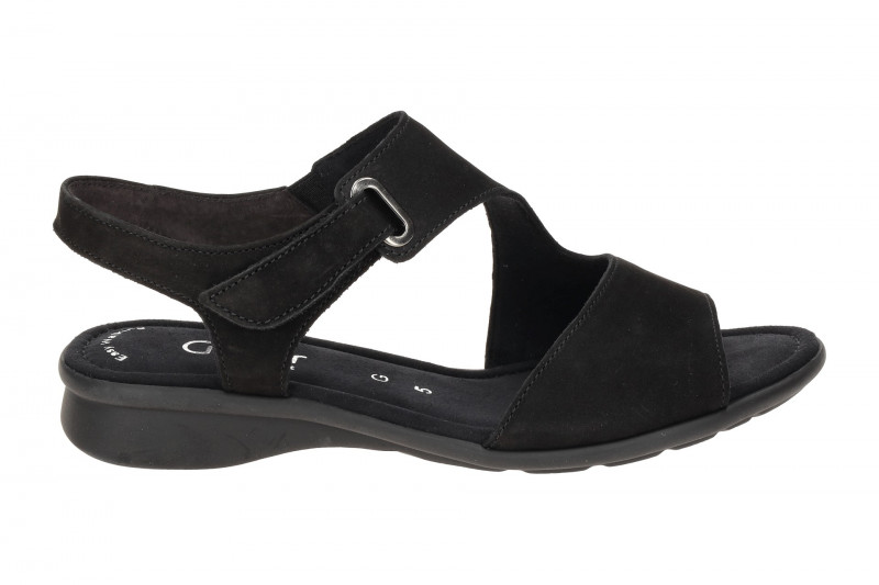 Gabor comfort Sandale schwarz Nubuck 66.063.47