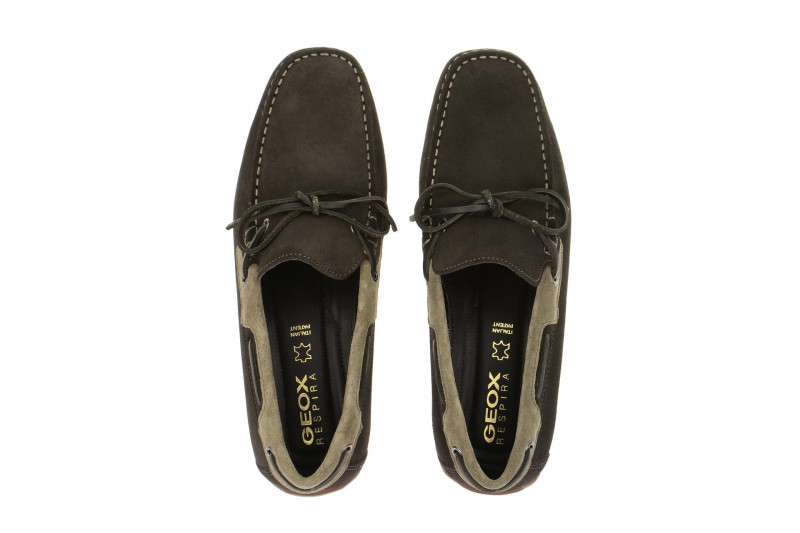 Geox Snake Mokassin Schuhe braun - U4207I