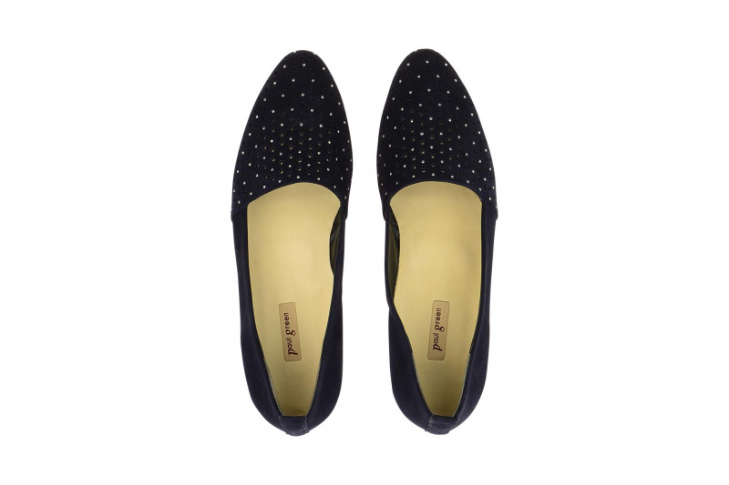 Paul Green Schuhe Slipper blau 2226-029