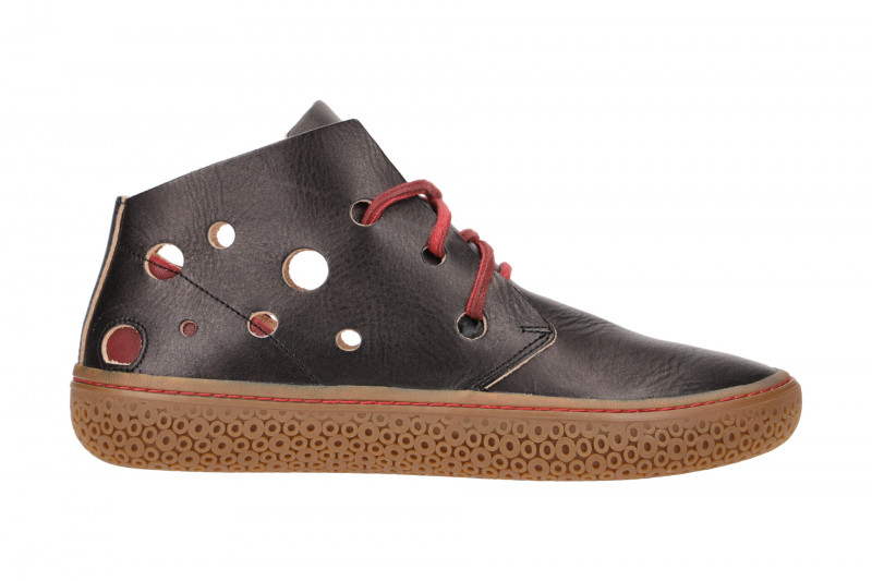 Think Tjub 353 Schuhe schwarz gelocht