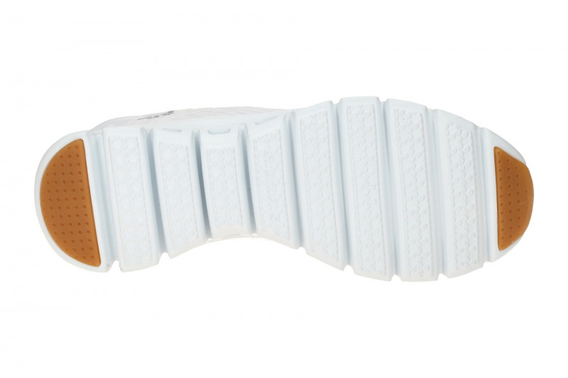 Skechers Glide Step Slipper Schuhe weiß Slip-Ins 104574