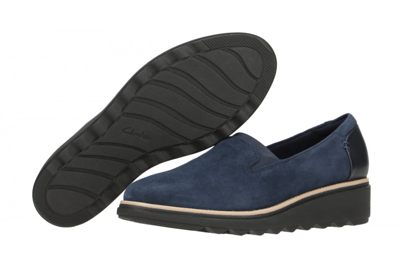 Clarks Sharon Dolly Slipper Schuhe blau