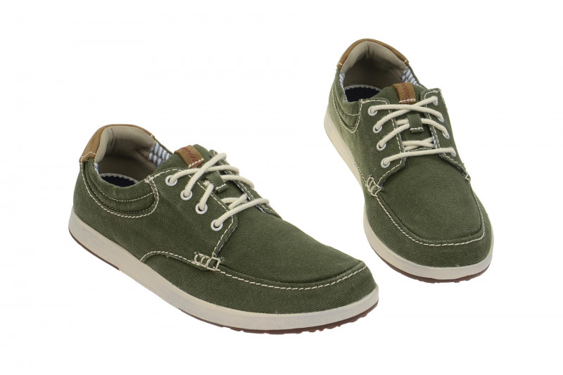 Clarks Norwin Schuhe grün jeans