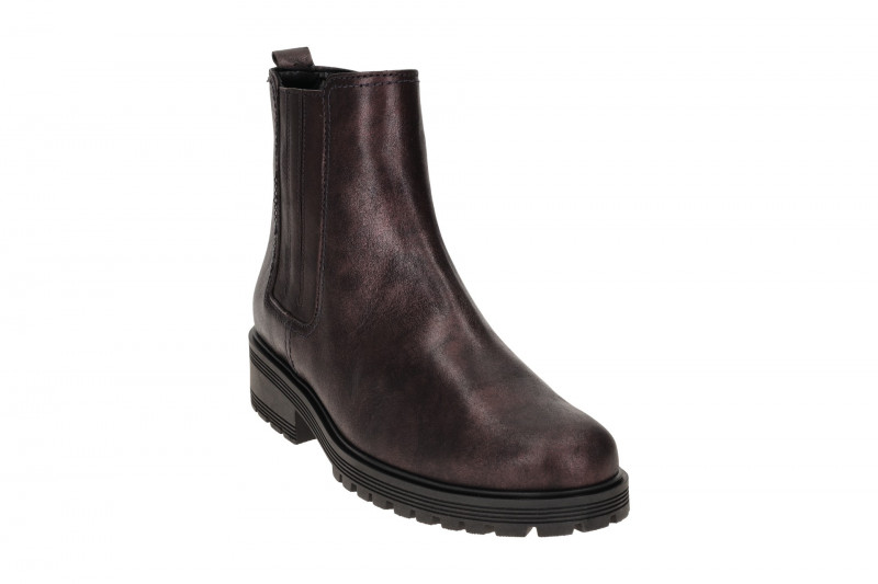 Gabor Comfort Stiefelette rot metallic Perlglanz H-Weite 52.761.18