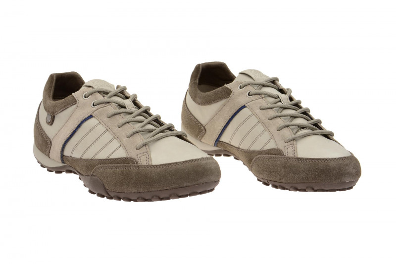 Geox Snake Schuhe grau taupe U5407B