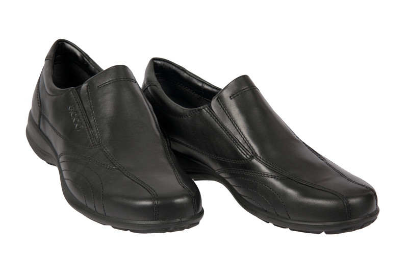 Ecco Pacer Schuhe schwarz Herren Slipper