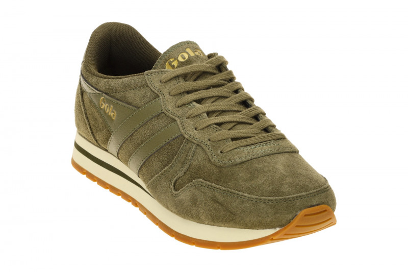 Gola Daytona Schuhe Sneakers grün Herren Velour CMB910KN