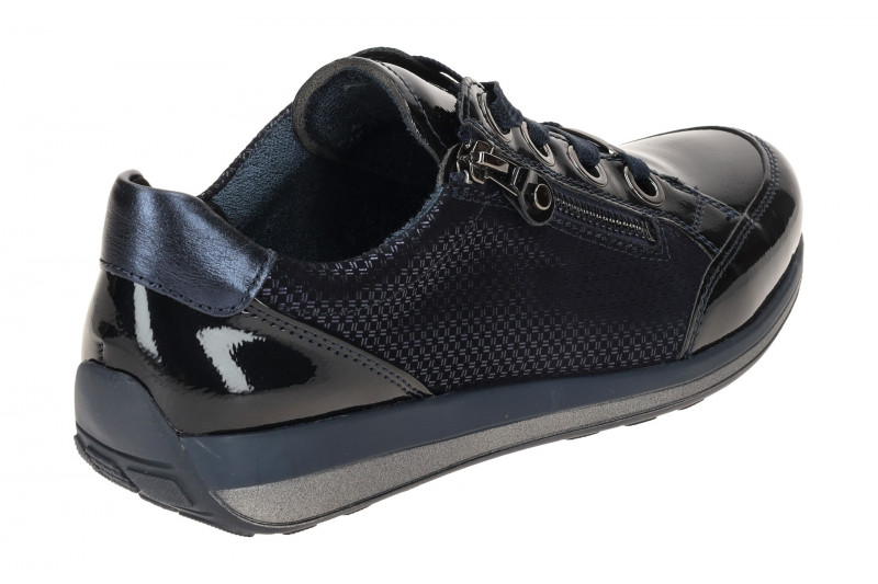 ARA Osaka Schuhe Sneaker blau Metallic Lack 12-64587