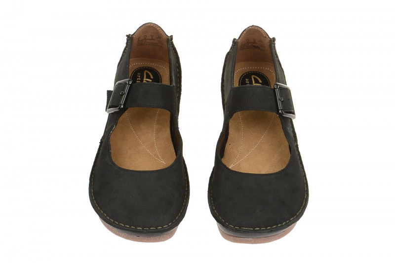 Clarks Janey June Schuhe schwarz Nubuck