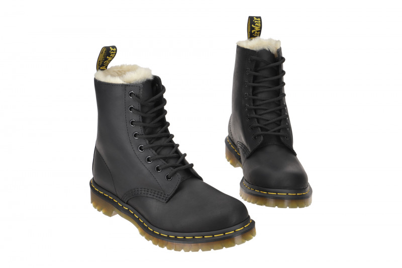 Dr. Martens 1460 Serena Stiefel schwarz Warmfutter