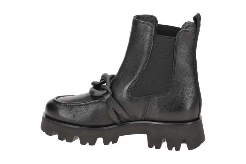 Paul Green Plateau Stiefelette schwarz Kette 9043