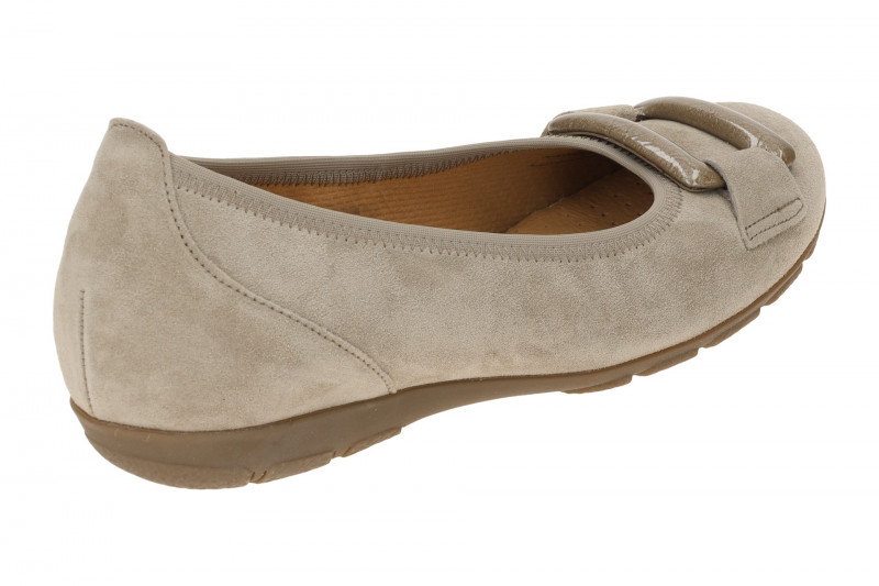 Gabor Schuhe Ballerina Slipper grau kiesel 74.166.12
