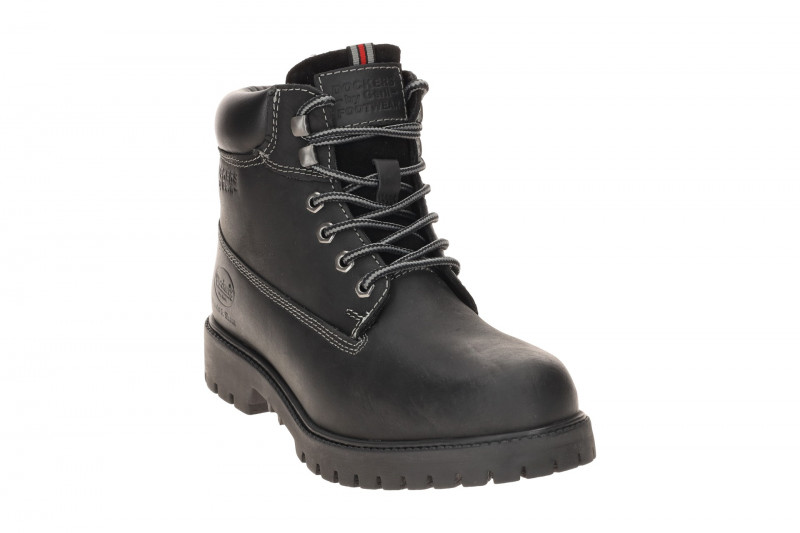 Dockers Winter Schuhe Stiefelette schwarz Herren Warmfutter Boots 53AX103