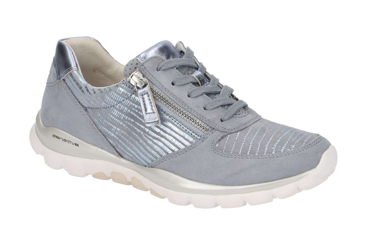 Gabor RollingSoft Schuhe hellblau 46.968.83 Schuhhaus Strauch