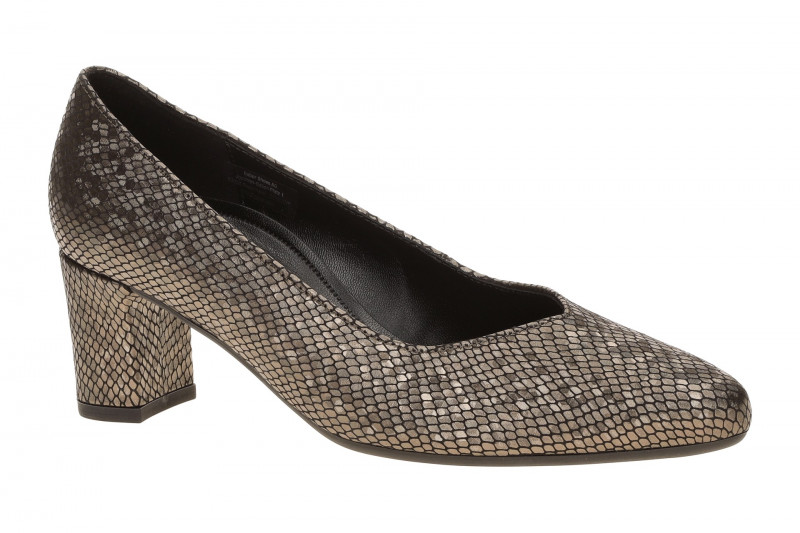 Gabor Pumps taupe braun Effekt Leder 3004