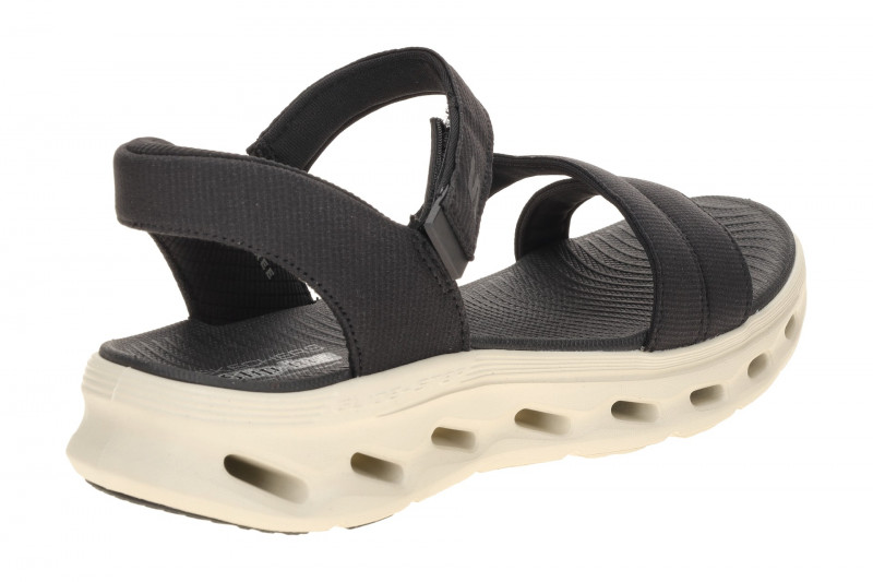 Skechers Sandalen Go Walk Gliede Step schwarz Slip-Ins 141269
