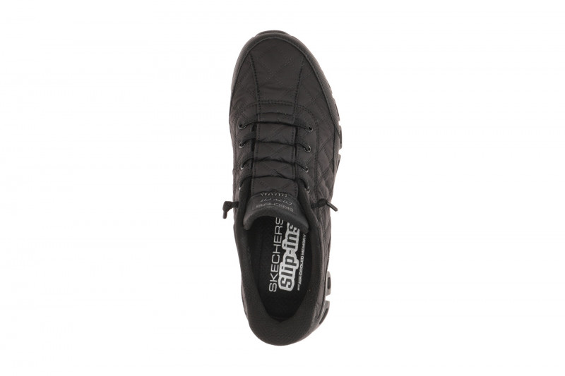 Skechers Glide Step Schuhe schwarz uni Slip-Ins 104556