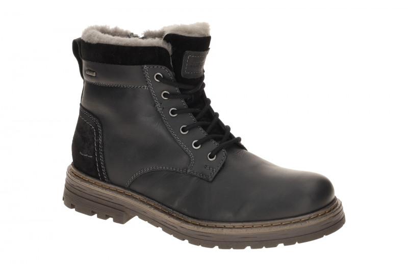 Josef Seibel Curtis 50 Winter Herren Stiefel schwarz wasserdicht