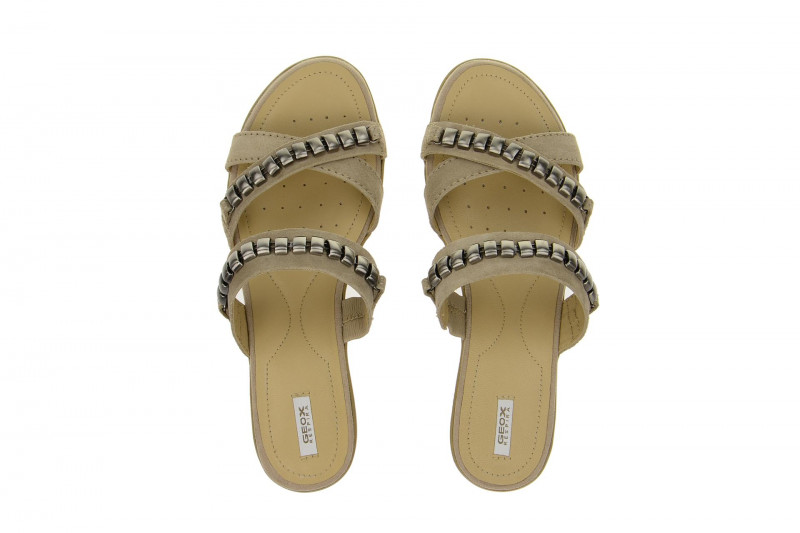 Geox Pantolette NewCoral beige - D52S3B 00022 C6738