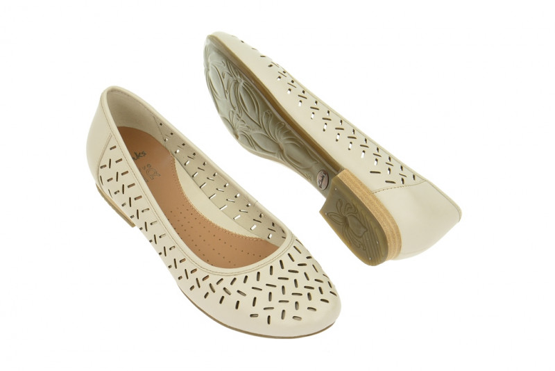 Clarks Ballerinas cotton beige - 20357670
