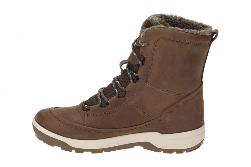 Ecco Trace Winter Schnür Stiefel braun cocoa Warmfutter