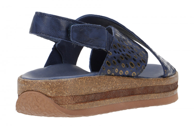 Think Zega Sandale blau gold kombi 206