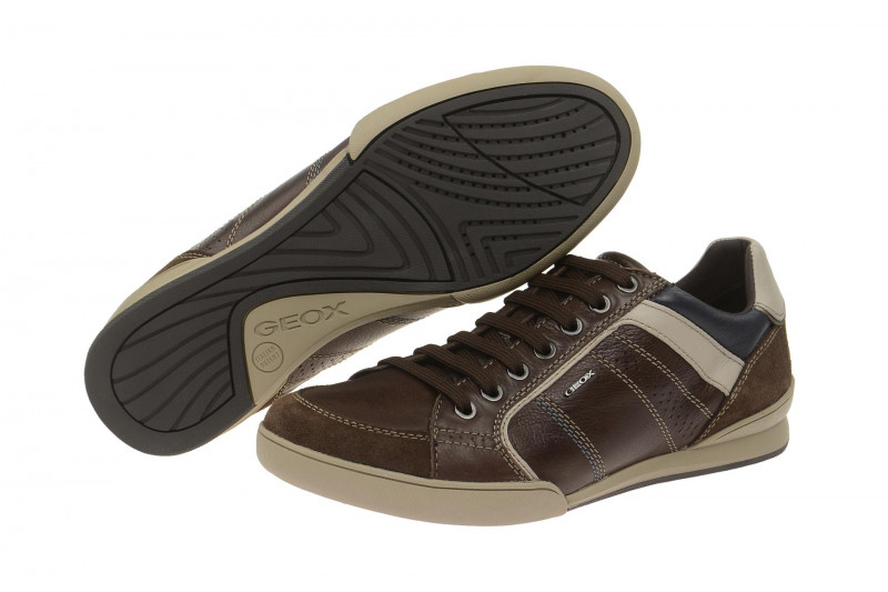 Geox Kristof Schuhe dunkel-braun U620EA Gr. 45