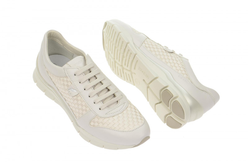 Geox Sukie Schuhe weiß karo D52F2A