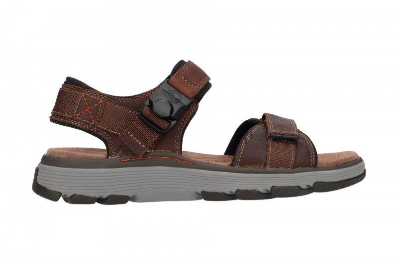 Clarks UnTrekPart Herren Sandale braun