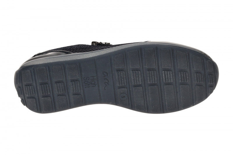 ARA Osaka Schuhe Sneaker blau Metallic Lack 12-64587