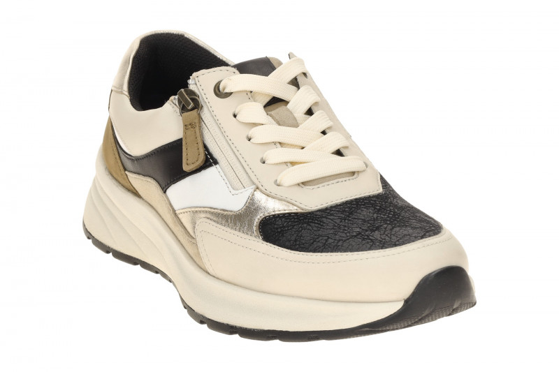 Gabor Comfort Schuhe beige schwarz Optifit 86.597.63