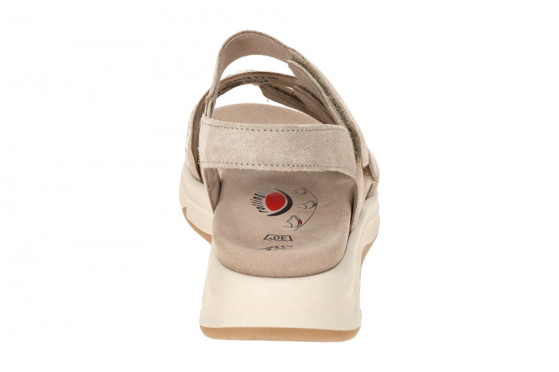 Gabor RollingSoft Sandale grau Snake metallic 66.882.63