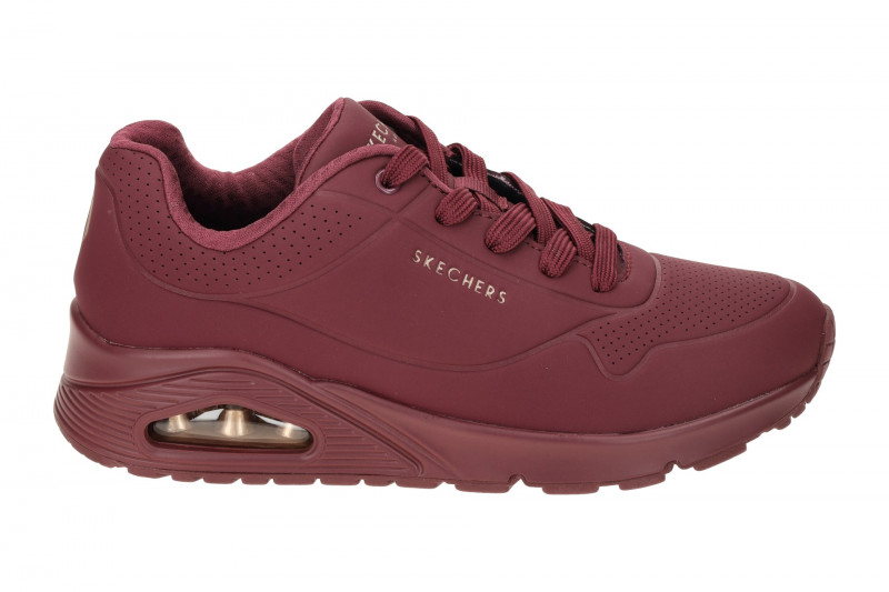 Skechers Uno Schuhe dunkelrot Damen Sneakers 73690