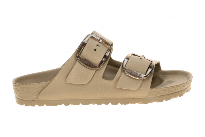 Birkenstock Arizona Big Buckle Pantolette taupe braun SCHMAL EVA