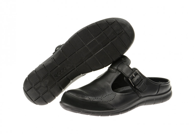 Ecco Babett Clog Pantolette schwarz 21131351707