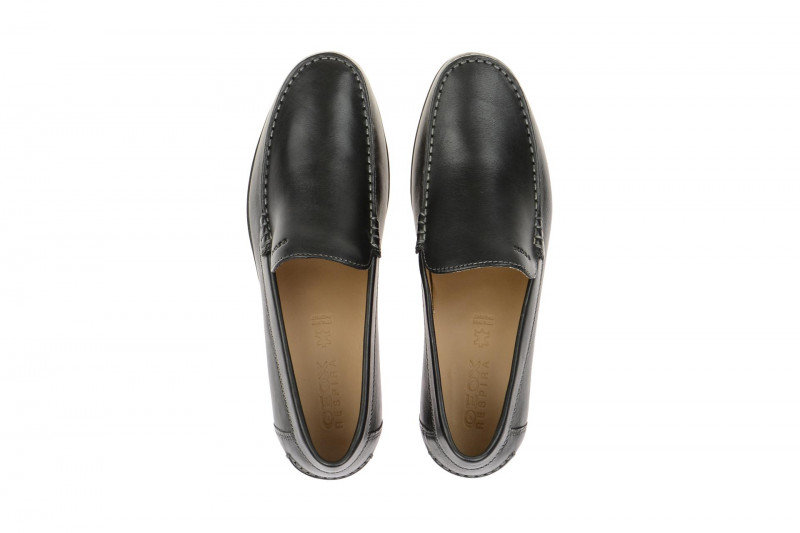 Geox Siron Schuhe Mokassin schwarz