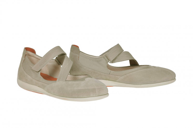 Ecco Glow Schuhe in moon rock hellgrau Slipper 24802355294