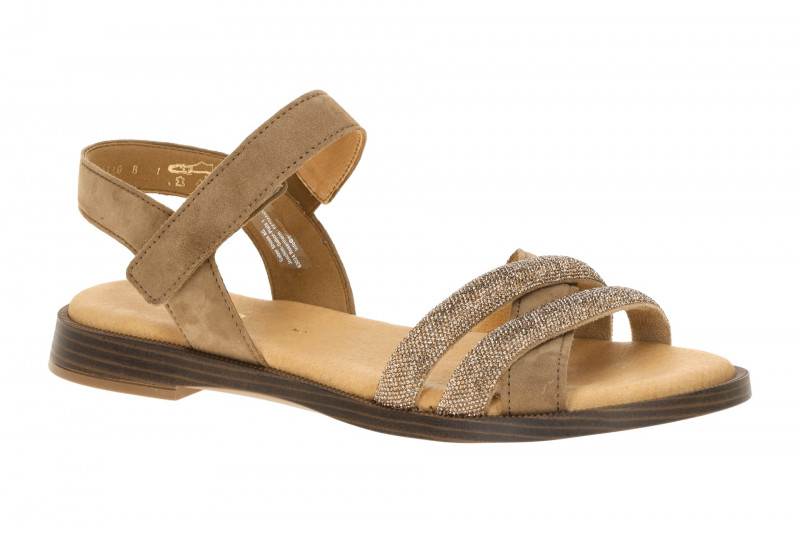 Gabor Fashion Sandale braun Glitzer 85.501.18