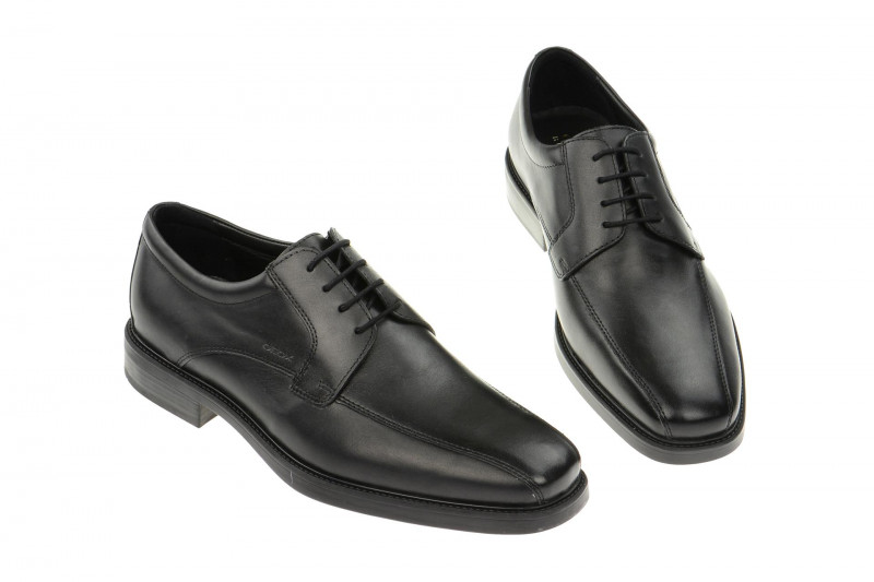 Geox Respira Londra Herrenschuhe elegant in schwarz