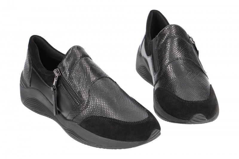 Geox Omaya Schuhe schwarz print D620SA