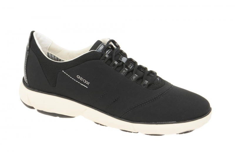 Geox Nebula Damen Schnür- Schuhe schwarz D621EA