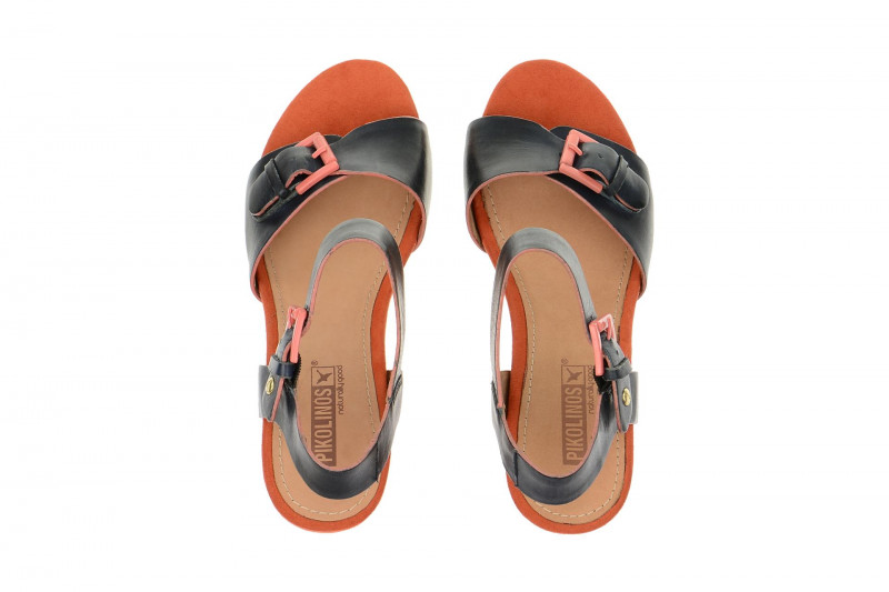 Pikolinos Bali Sandale blau orange W0A-0593