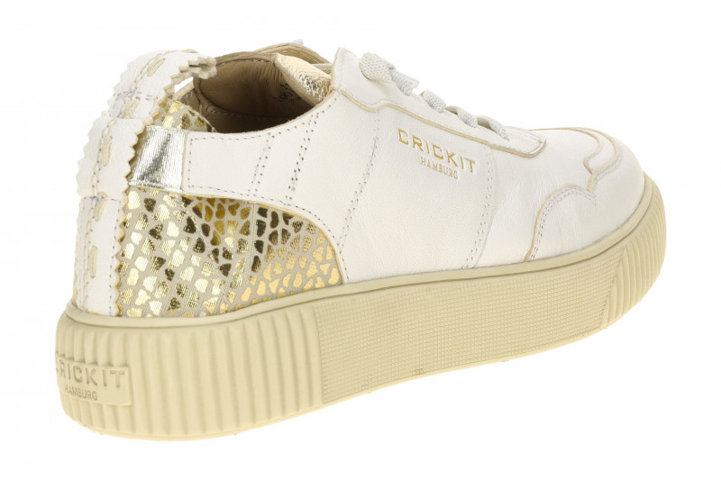 CRICKIT Oakli Stretch Sneaker weiß gold