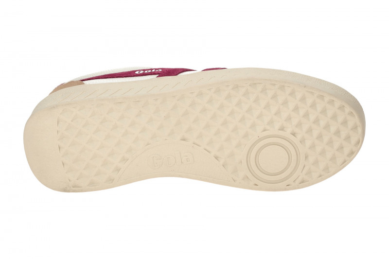 Gola Grandslam Trident Schuhe Sneakers weiß rot CLA415